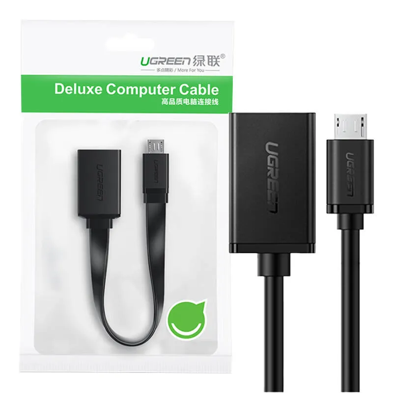 Adapter UGREEN US133 USB-A Na Micro USB OTG - Srebrny
