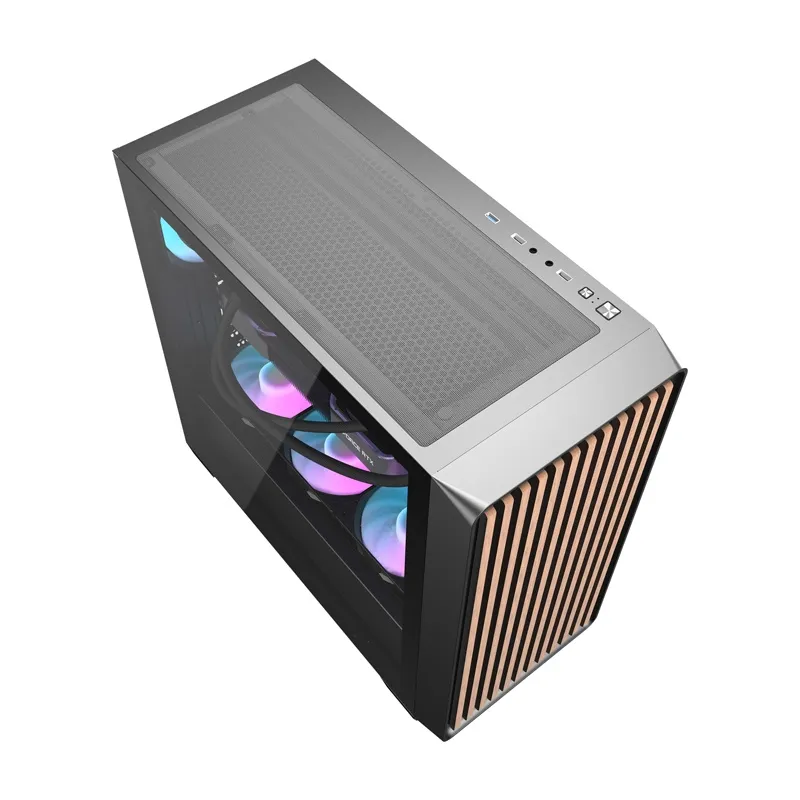 Obudowa Komputerowa DARKFLASH DS900WD + 4 Wentylatory - Czarna