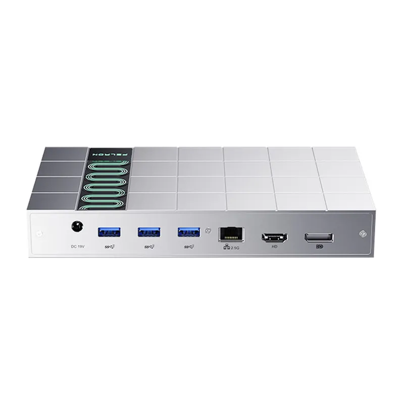 Stacja Dokująca PELADN G2E Thunderbolt 5 120 Gb/S - Srebrna