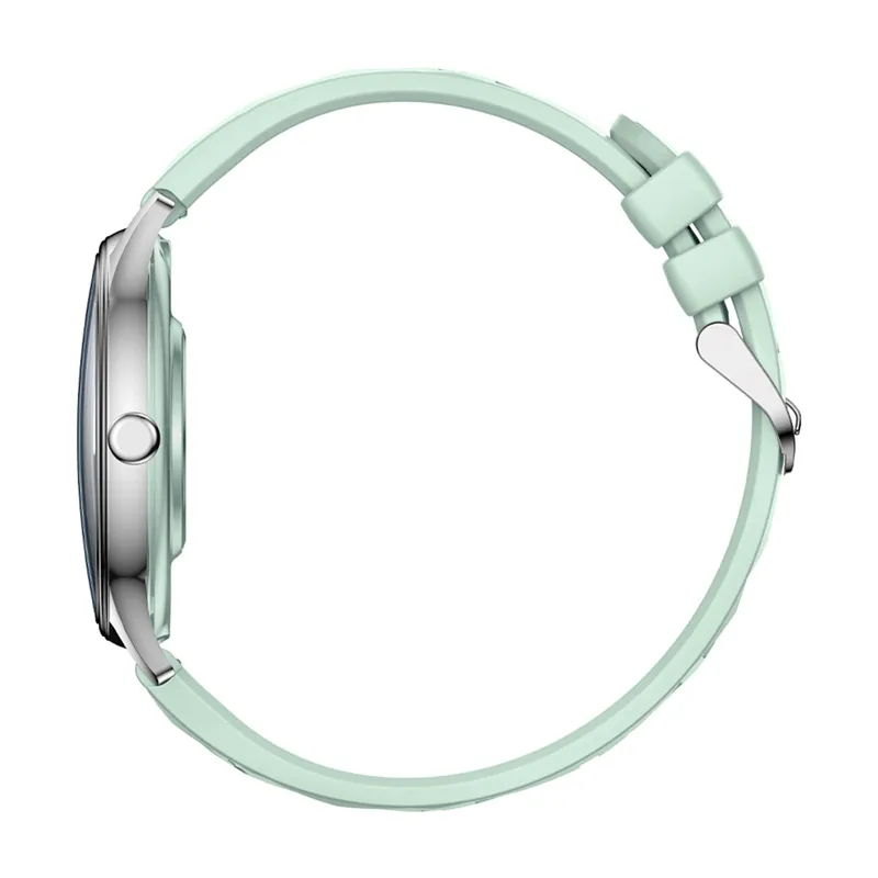 Smartwatch COLMI L28 Z Ekranem AMOLED I Pulsoksymetrem - Srebrno-Zielony