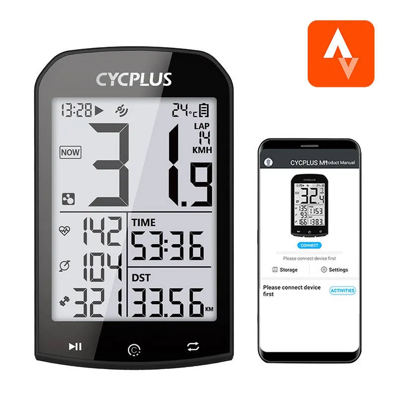Komputer Rowerowy CYCPLUS M1 2,9" Bluetooth ANT