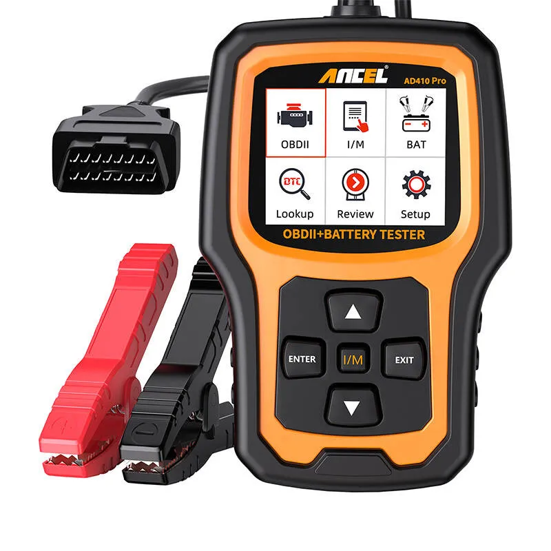 Skaner OBD2 ANCEL AD410 PRO Tester Akumulatorów 2w1