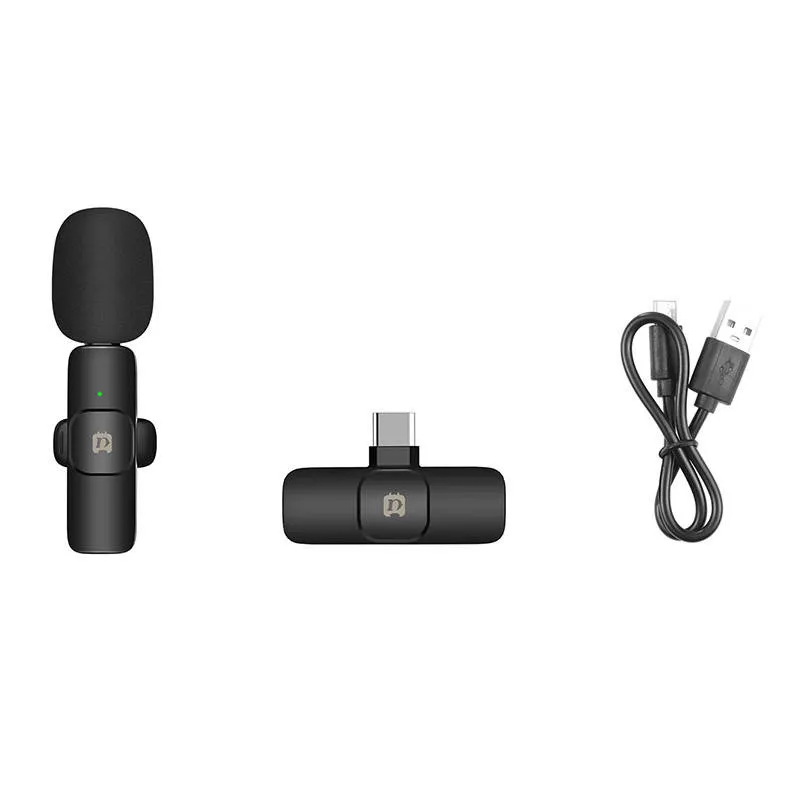 Bezprzewodowy Mikrofon PULUZ PU3151B Lavalier USB-C - Czarny