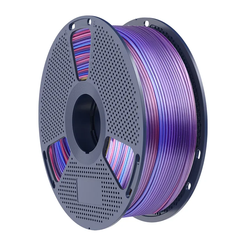 Filament SUNLU PLA+ Silk 1.75mm 1kg Do Druku 3D - Rainbow 02