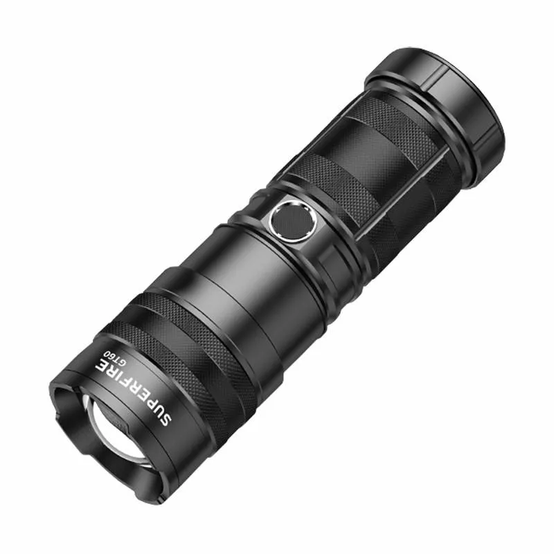 Latarka SUPERFIRE GT60 2600LM USB-C - Czarna