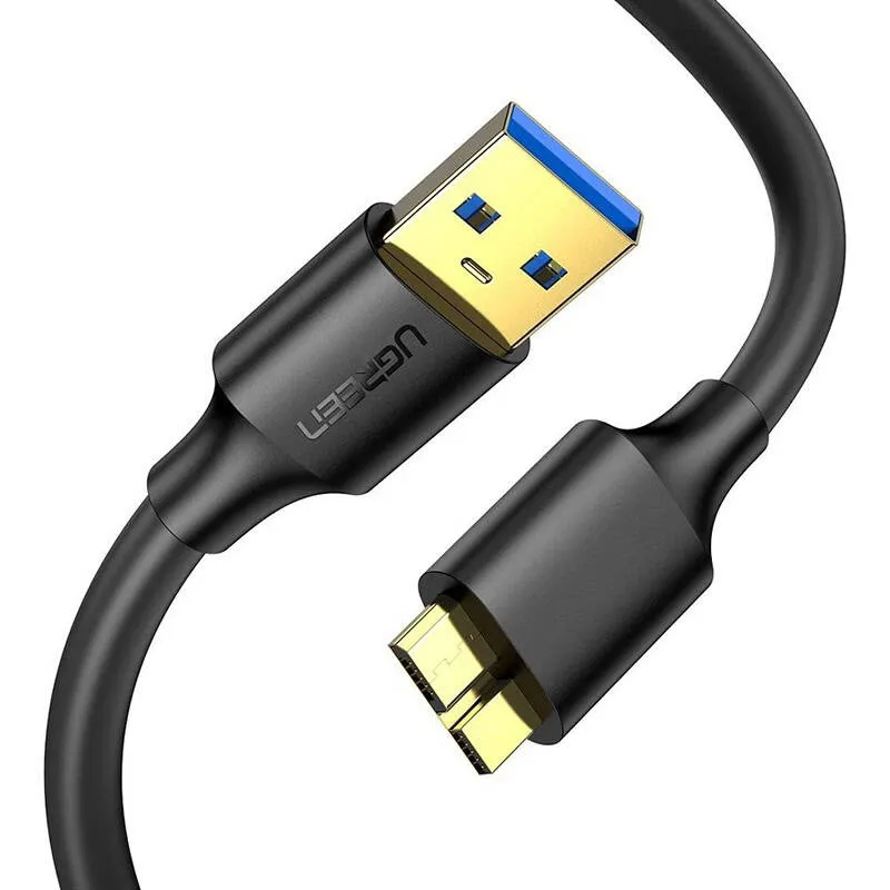 Kabel UGREEN US130 USB-A Do Micro USB 3.0 0.5m - Czarny