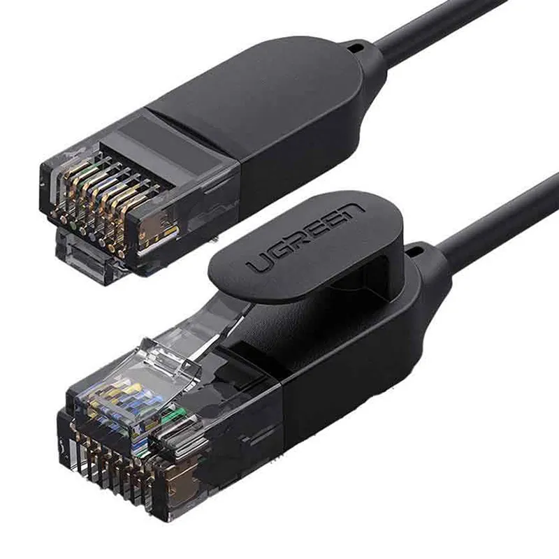 Kabel Sieciowy UGREEN NW122 CAT.6A 1m Ethernet RJ45 - Czarny