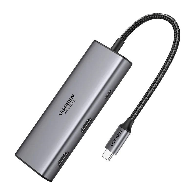 Hub USB-C UGREEN CM498 7-PORTOWY 100W Pd