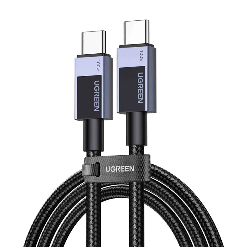 Kabel UGREEN L512 USB-C-USB-C 1m 5A (Gwiezdna Szarość)