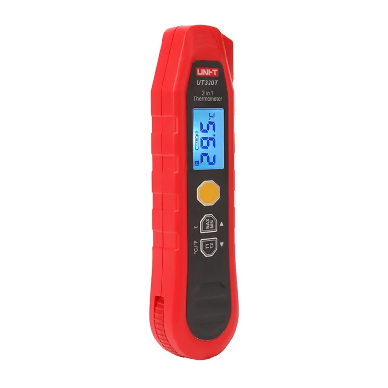 Termometr 2 w 1 UNI-T UT320T Bezdotykowy I Sonda -40°C Do 300°C