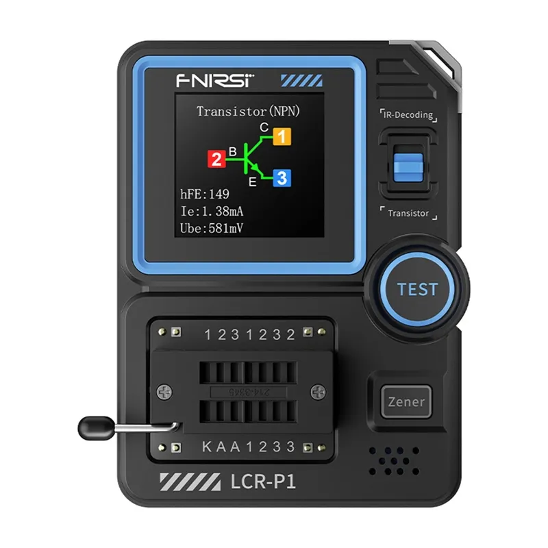 Tester Elementów Elektronicznych FNIRSI LCR-P1 1,44 Cala