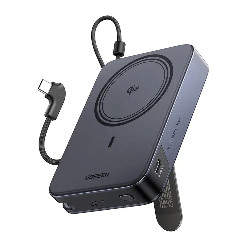 Powerbank UGREEN PB568 10000mAh 30W Magnetyczny - Szary