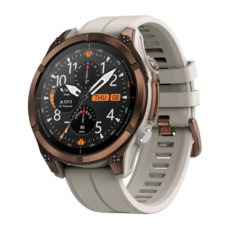 Smartwatch ZEBLAZE Stratos 4 Pro 1,43" AMOLED GPS 60 Dni - Brązowy