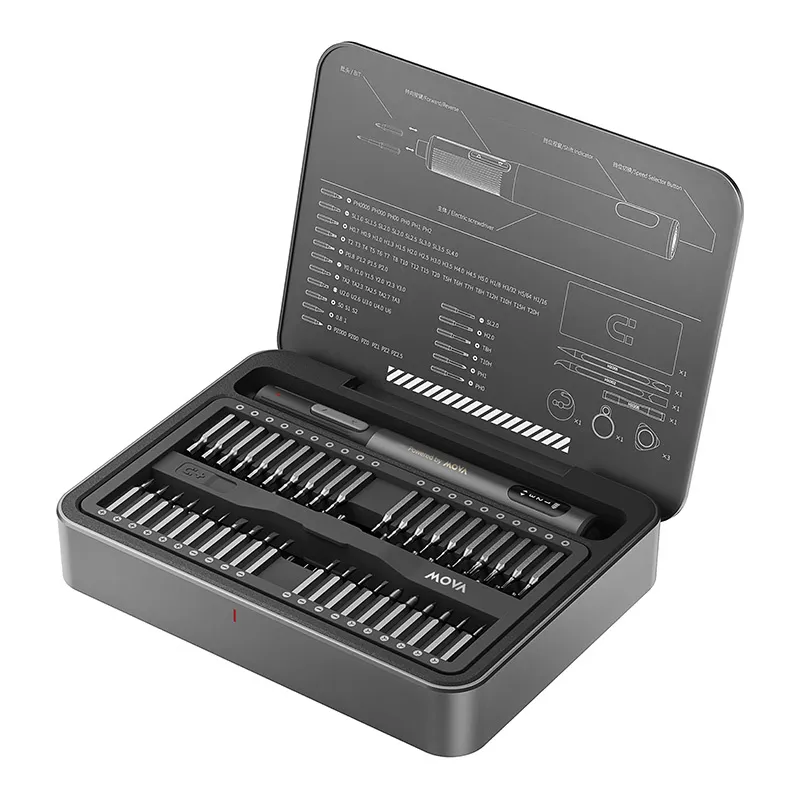Wkrętak Elektryczny MOVA MSD002 Zestaw 86w1 USB-C