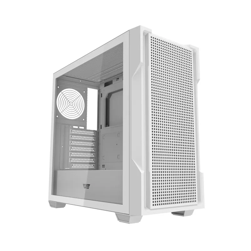 Obudowa Komputerowa DARKFLASH DS900 Mesh ATX Bez Wentylatorów - Biała