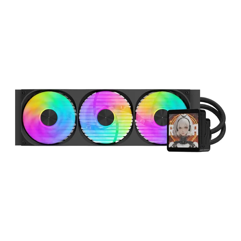 Chłodzenie CPU DARKFLASH DV360S MAX 360mm Z Ekranem IPS - Czarne