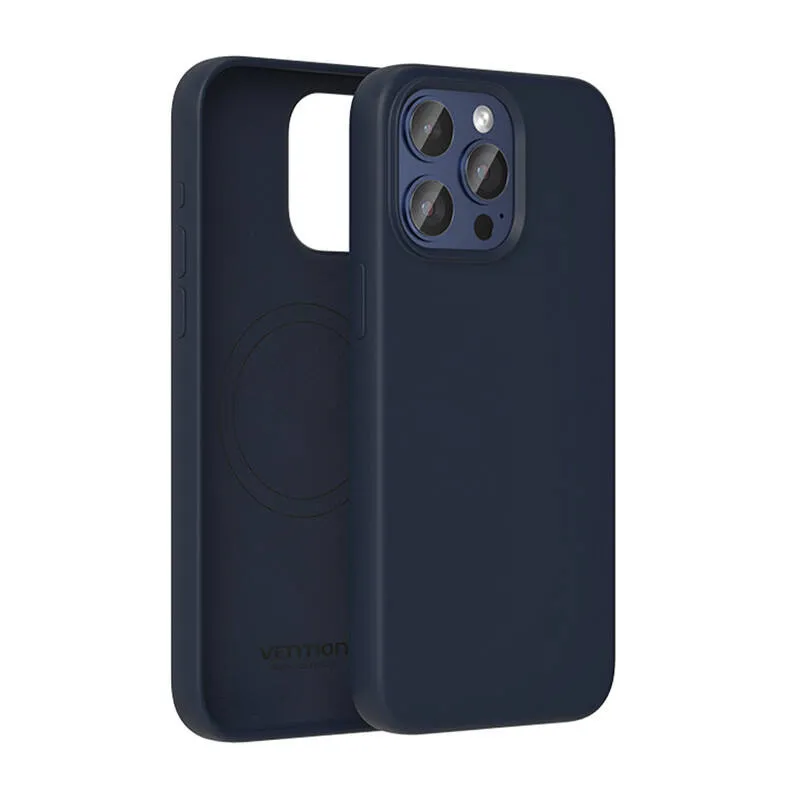 Etui VENTION Do IPhone 15 Pro Max Silikon Z MagSafe - Niebieski