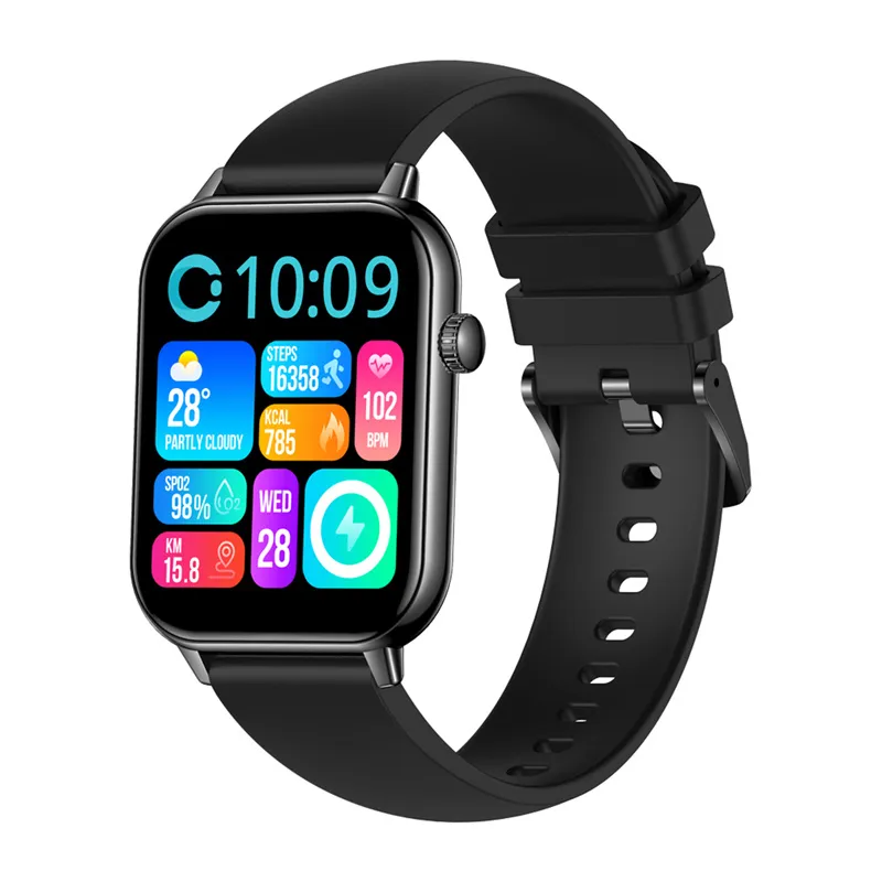 Smartwatch COLMI C28 AMOLED 1,93" Z Asystentem AI - Czarny