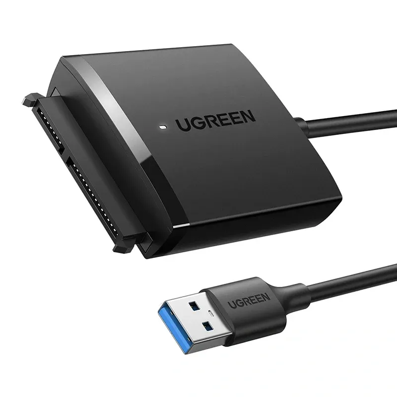 Adapter Dysku UGREEN SATA-USB 3.0 Do Dysków 2.5/3.5" - Czarny