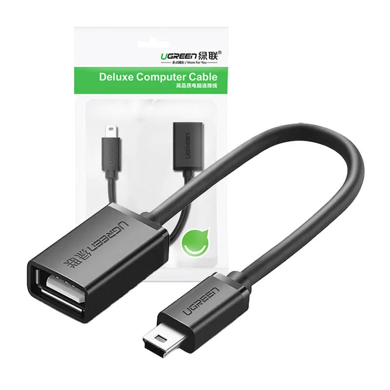 Adapter UGREEN US249 USB-A Na Mini USB OTG - Srebrny