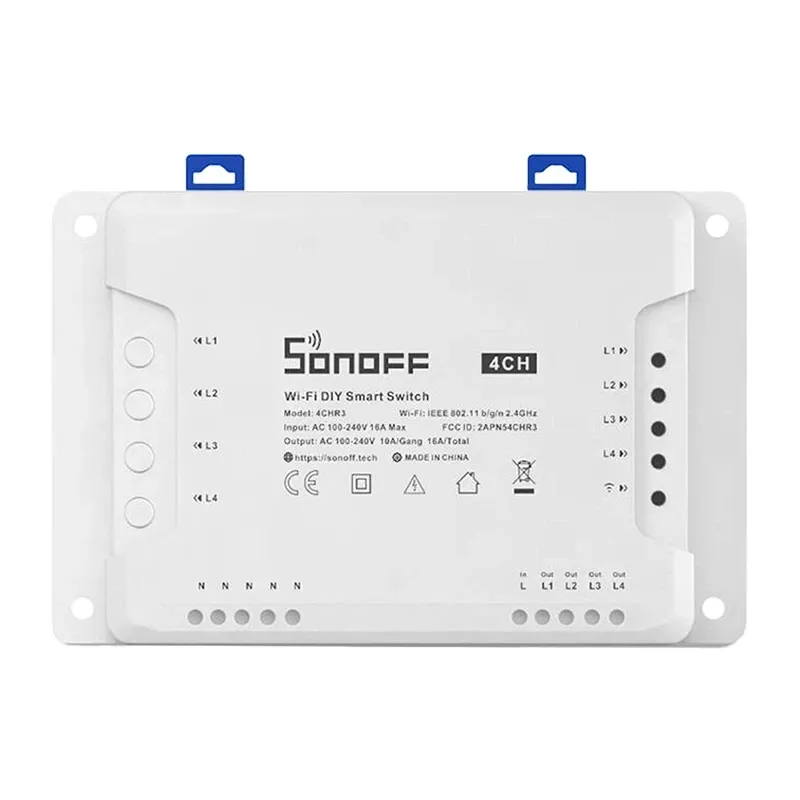 Przekaźnik Wi-Fi SONOFF 4CHR3 4-KANAŁOWY 10A/2200W