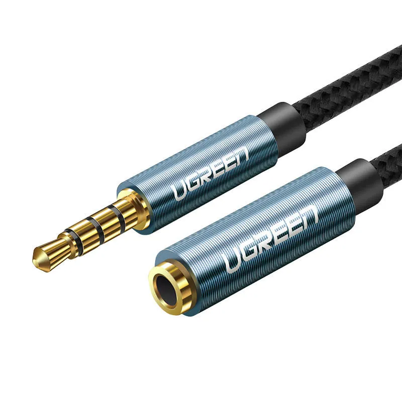 Kabel Przedłużacz UGREEN AV118 Jack 3.5mm 2m - Czarny
