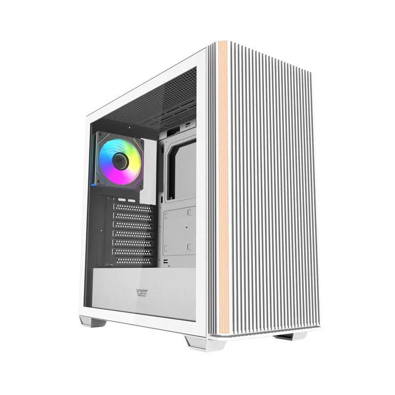 Obudowa Komputerowa DARKFLASH DS900WS Z 4 Wentylatorem ARGB - Biała