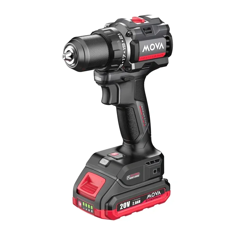 Wiertarko-Wkrętarka Bezszczotkowa MOVA PD80K 20V 80NM