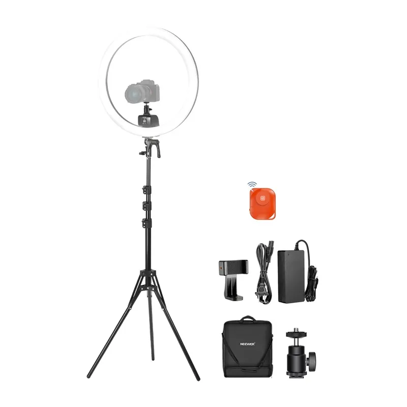 Lampa Pierścieniowa LED NEEWER SRP18C 48cm Z Statywem - 55W
