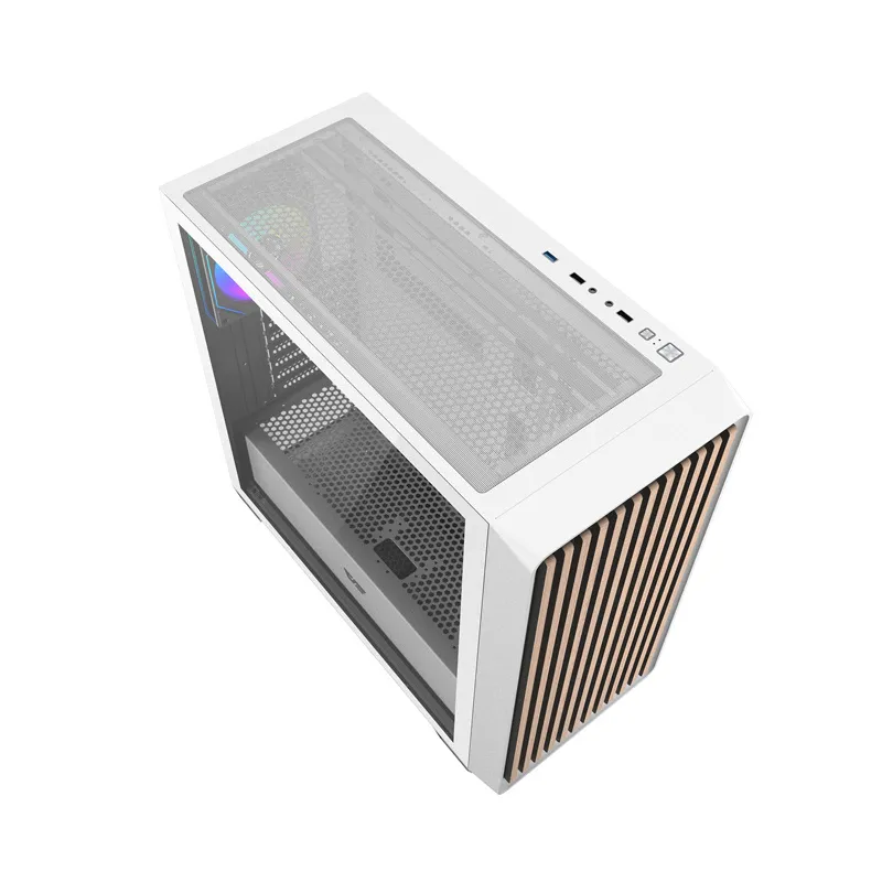 Obudowa Komputerowa DARKFLASH DS900WD ATX 2 HDD 2 SSD - Biała