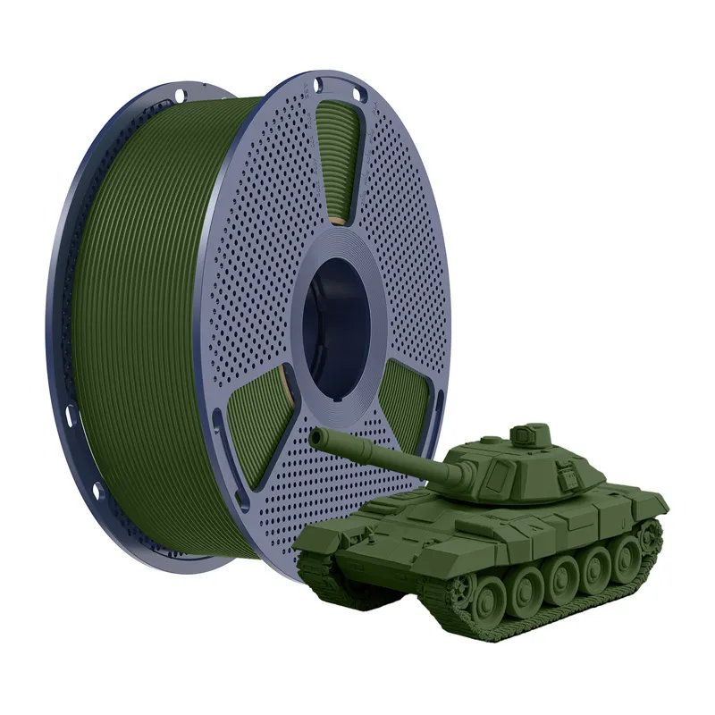 Filament SUNLU PLA+ High-Speed 1.75mm 1kg - Oliwkowy