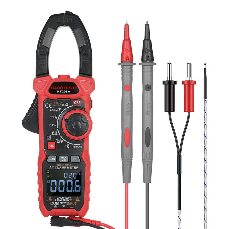 Miernik Cęgowy HABOTEST HT208D Cyfrowy 1000V