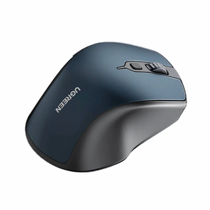 Mysz Bezprzewodowa UGREEN MU101 2.4G+BT 2400 DPI - Niebieska