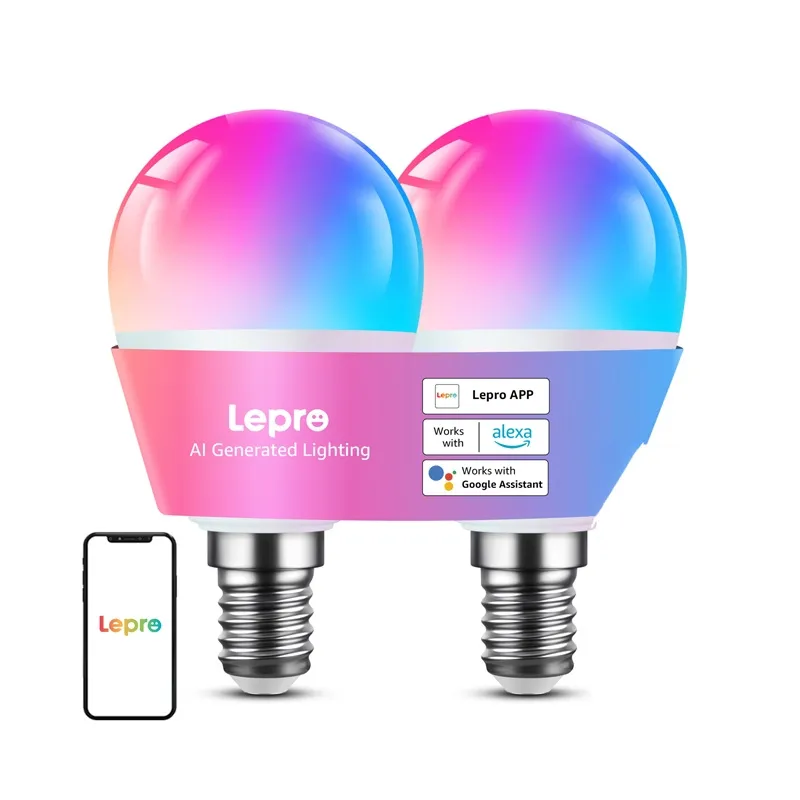 Żarówka LED LEPRO BP1-2 E14 Bluetooth Wi-Fi 470LM 2szt
