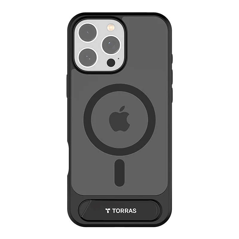 Etui Magnetyczne TORRAS Pstand Series IPhone 16 Pro Max - Czarne