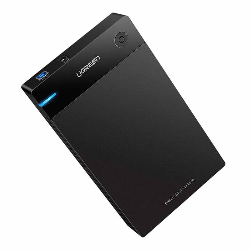 Obudowa Dysku UGREEN US222 3,5" SATA USB 3.0 - Czarna