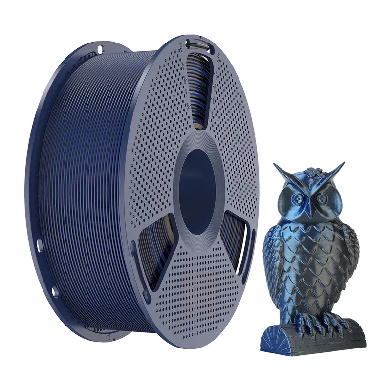 Filament SUNLU PLA+ Silk Dual Color 1.75mm 1kg - Czarno-Niebieski