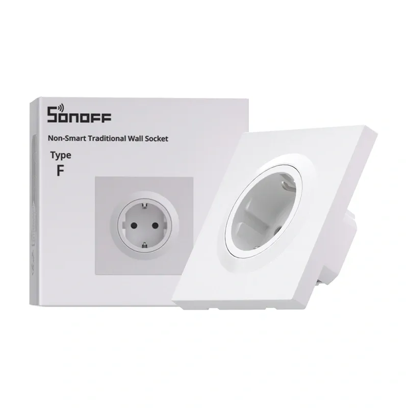 Gniazdko Ścienne SONOFF WS01STPF-E Typ F 16A 4000W