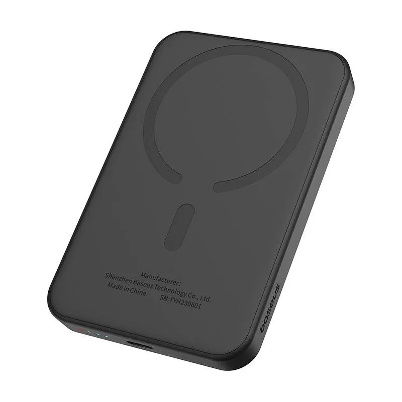 Powerbank BASEUS Mini Magnetyczny 5000mAh 20W USB-C - Czarny