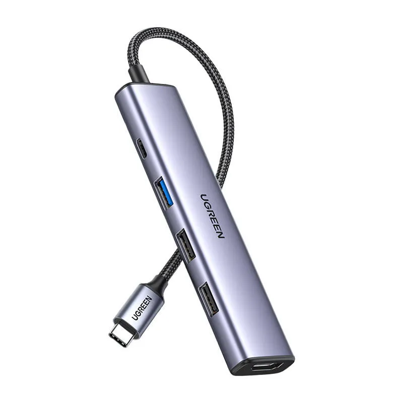 Hub UGREEN CM478 5w1 USB-C HDMI 4K 100W