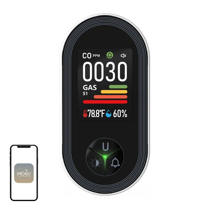 Czujnik Czadu I Gazu MOES S02-CG 2w1 - Smart Home