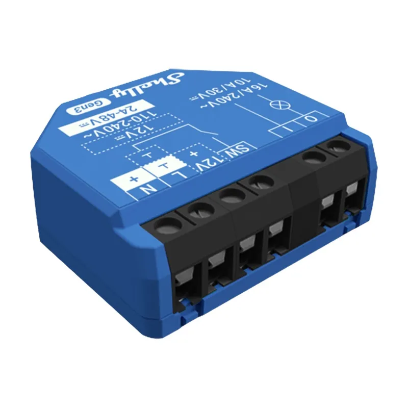 Sterownik SHELLY 1 GEN3 Wi-Fi/Bluetooth Zestaw 4 szt