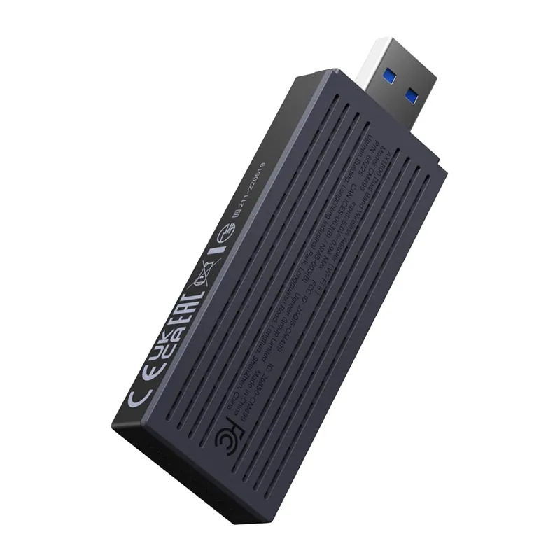 Karta Sieciowa USB UGREEN CM499 Wi-Fi 6 AX1800 - Czarna