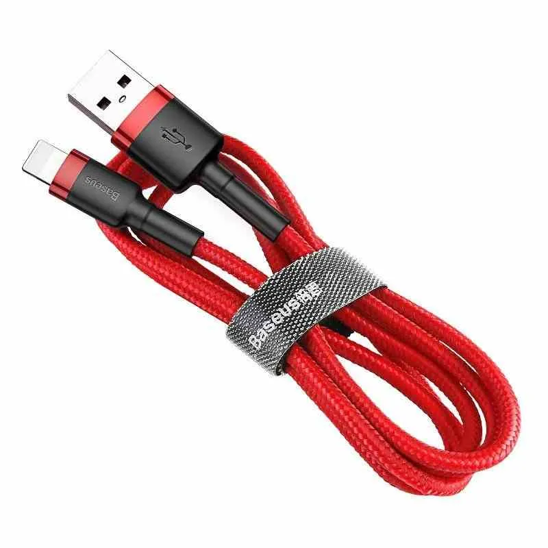 Kabel BASEUS Cafule USB-A Do Lightning 0.5m - Czerwony