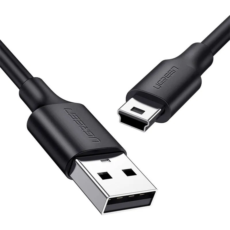 Kabel USB UGREEN US132 Do Mini USB 1,5m - Czarny