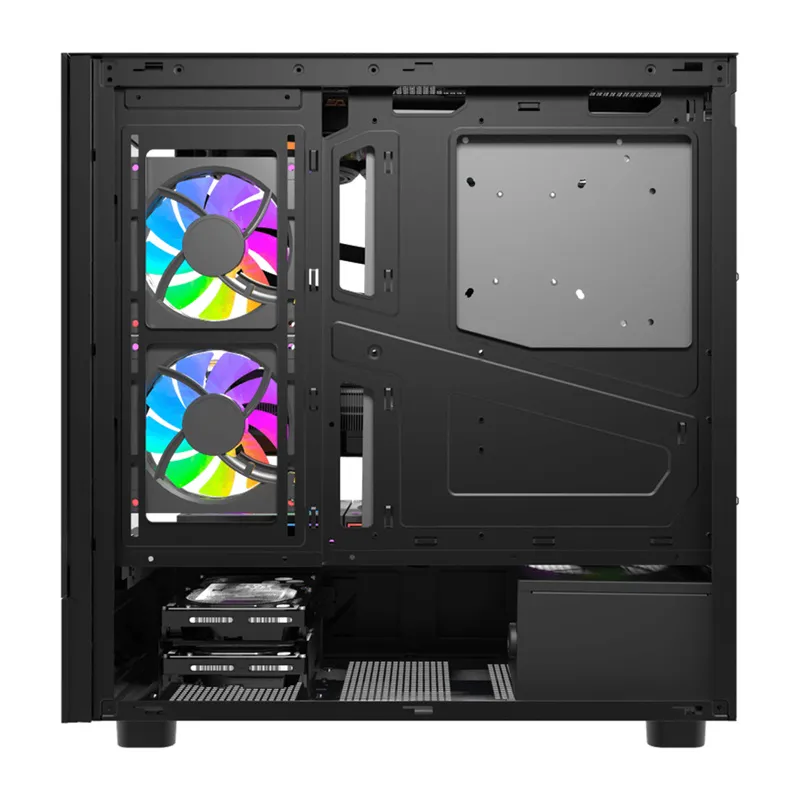 Obudowa Komputerowa DARKFLASH DS950V Z Wyświetlaczem (Czarna) + 6