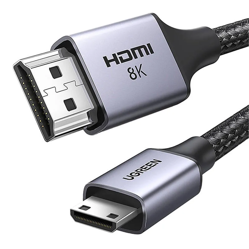 Kabel UGREEN HD163 Mini HDMI-HDMI 2m 8K - Czarny