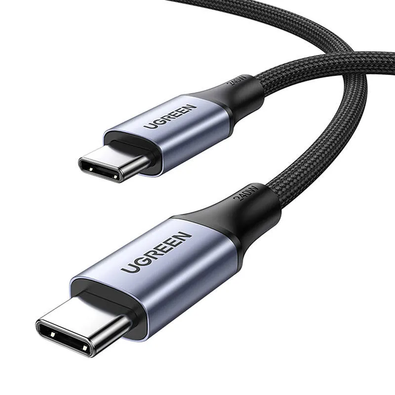 Kabel UGREEN US535 USB-C Do USB-C 2m 240W - Czarny