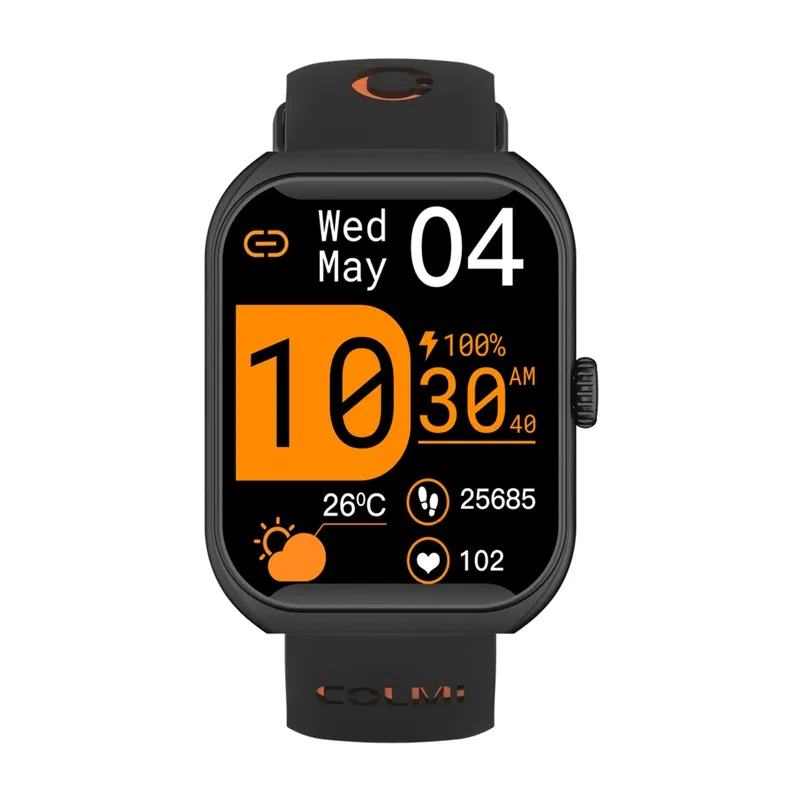 Smartwatch COLMI P86 450 mAh Always On Display - Czarny