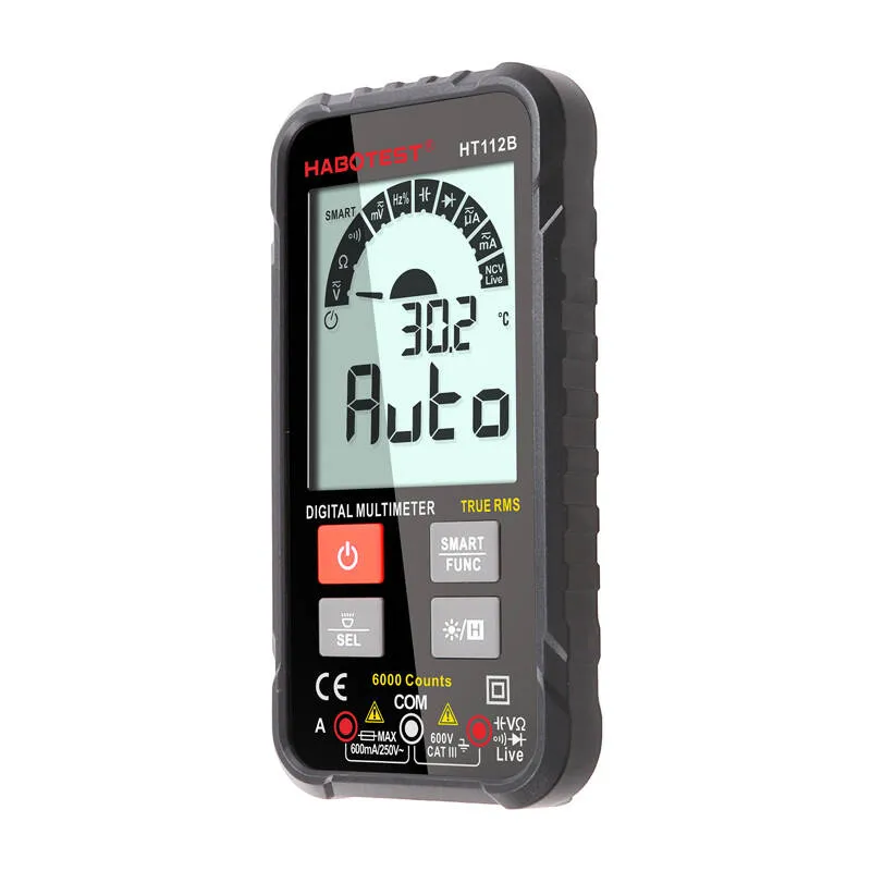 Multimetr Cyfrowy HABOTEST HT112B True RMS 2,88" - Czarny